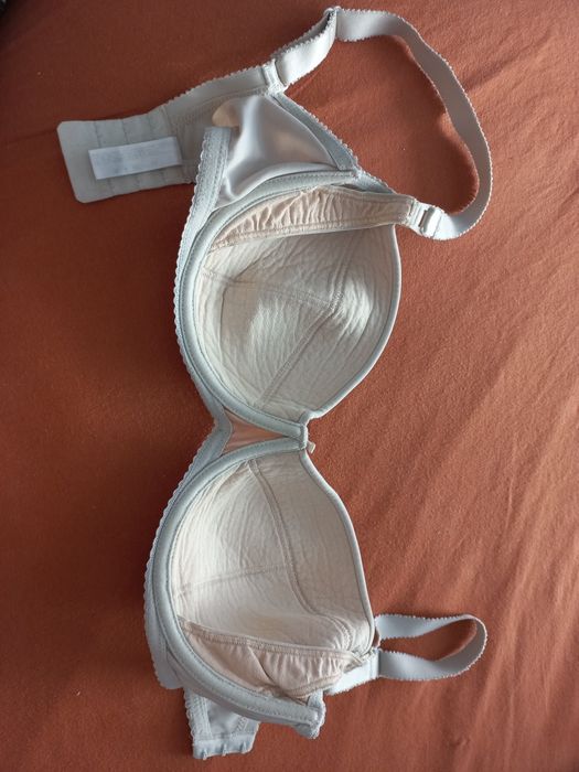 Beżowy biustonosz 70B/70C do karmienia, stanik ciążowy Alles