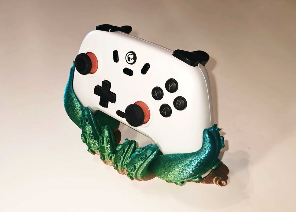 Stojak na Gamepada Xbox - Macki Ośmiornicy - Druk 3D Metaliczny
