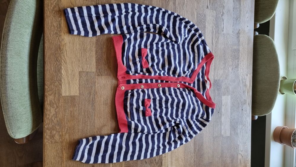 Sweterek w paski 10-12 lat, r.146-152 h&m