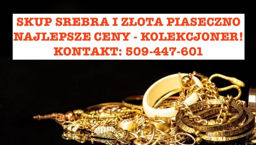 SKUP ZŁOTO I SREBRO - PIASECZNO Warszawa - Biżuteria, Monety, Złom