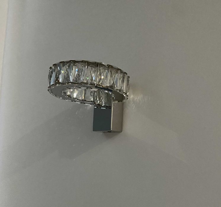 Candeeiro de Aplique de Cristal