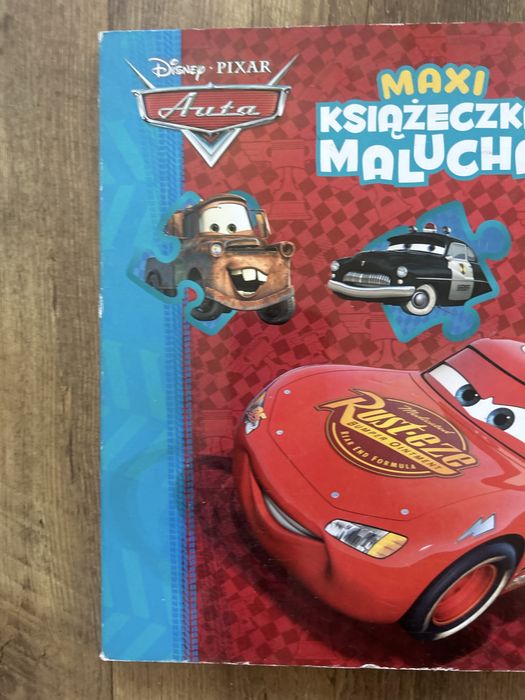 Auta zygzak Mcqueen książeczka z puzzlami