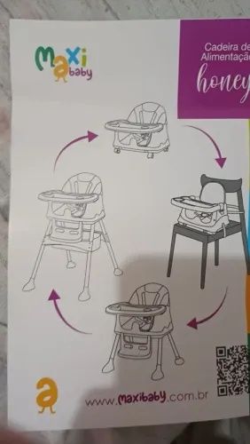 Krzesło dziecięce z 3 trybami