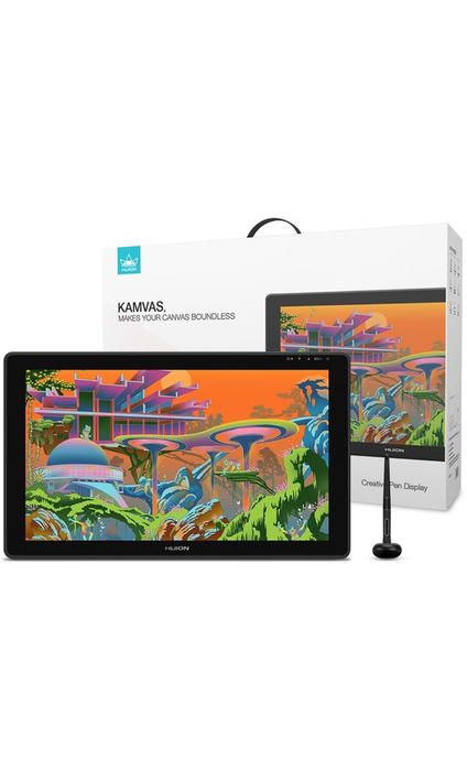 Графічний планшет Huion Kamvas Plus 22 + рукавичка (GS2202), новий