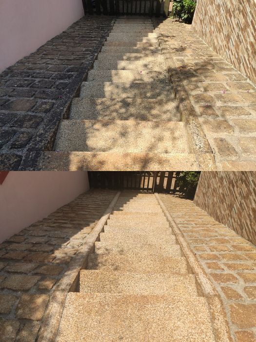 Lavagem de Pavimentos e Fachadas com Alta Pressão