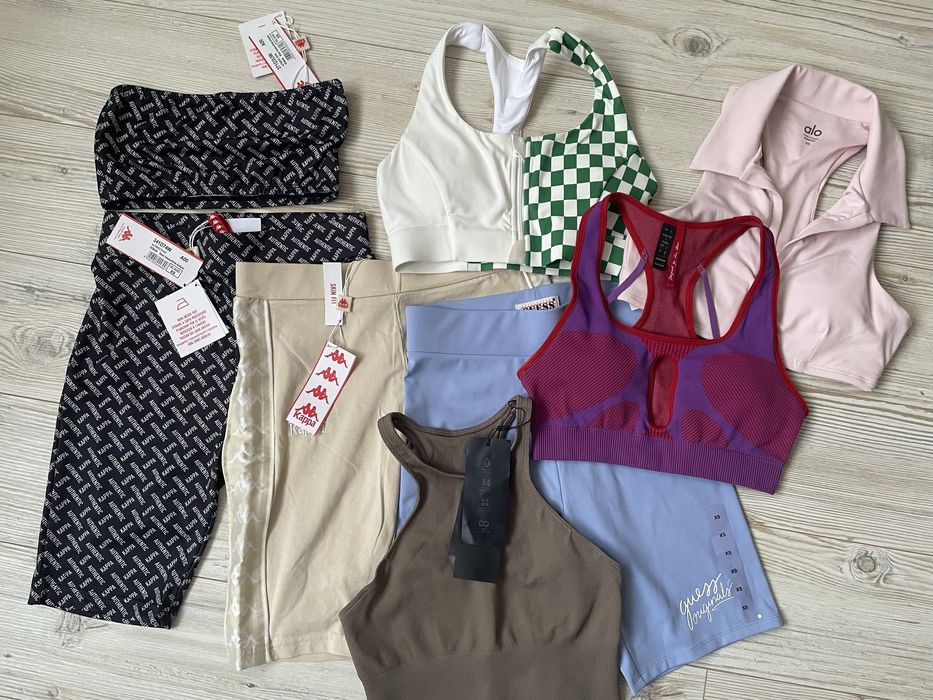 Спортивный топ/бра/ велосипедки/велотреки (Guess, Kappa, Veynd, Adidas