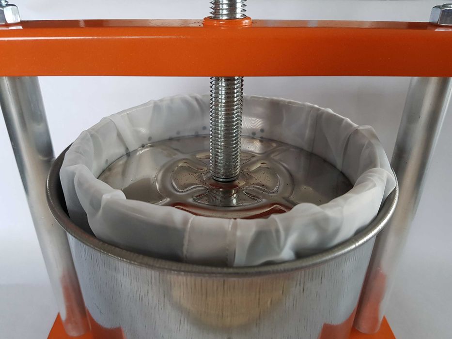 worek filtracyjny siatka filtr prasa 2-3 litry owoce wino nalewki sok