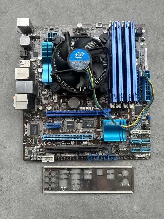 Płyta główna AsusP8P67-M + procesor i7 2600k 3.4 GHz + 16GB RAM DDR3