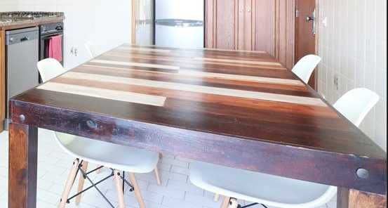 Mesa sala moderna madeira