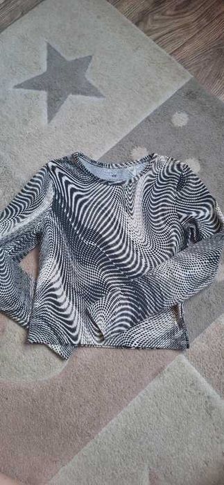 Bluzka na długi rękaw dla dziewczynki rozm. 134 H&M