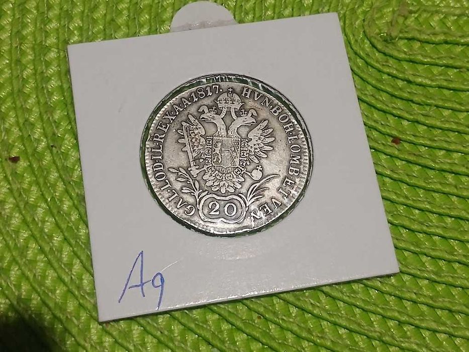moneta srebrna Austrii z 1817r