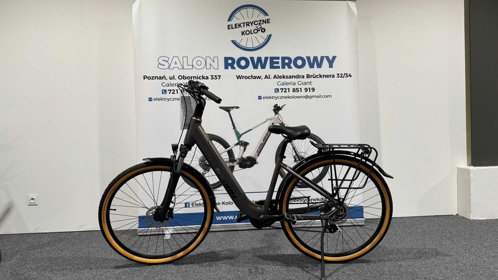 Rower elektryczny Storm E-Diamond Pro 17" (504 Wh) złoty-grafit