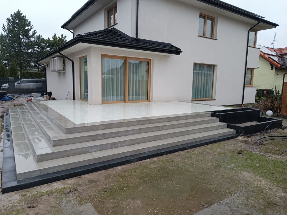 Układanie kostki brukowej Brukarstwo Odwodnienia