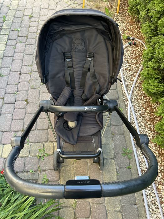 Cybex Mios 2 w 1 czarny gondola, spacerówka, parasolka