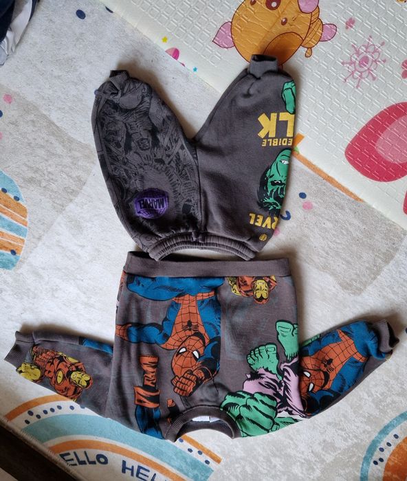 Костюм zara на хлопчика, кофта та штани zara, zara marvel 74-80см