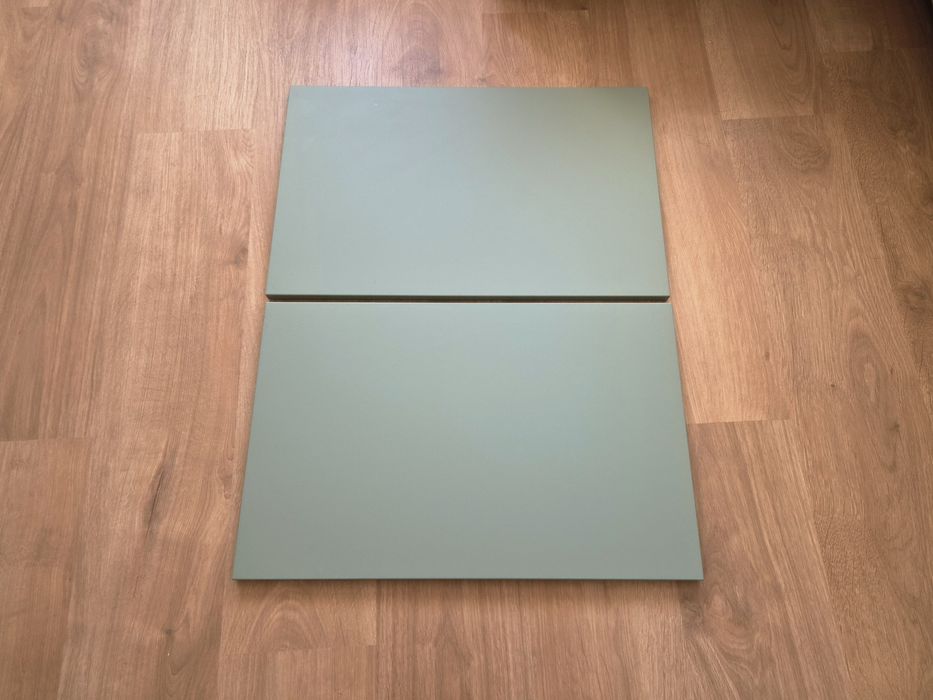 2x Porta/frente de gaveta Lappviken verde 60x38cm
