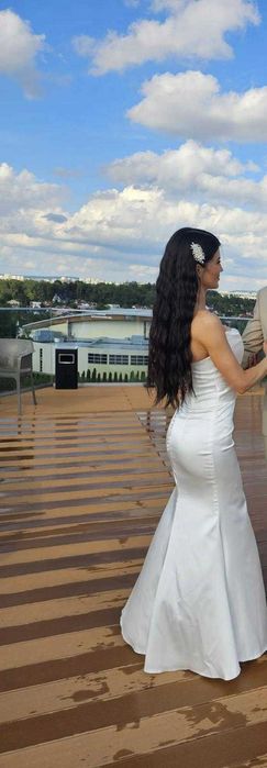 Suknia ślubna rybka