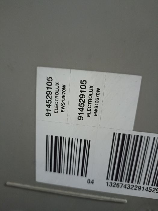 Pralka Elektrolux EWS 12670W uszkodzona na czesci lub do naprawy