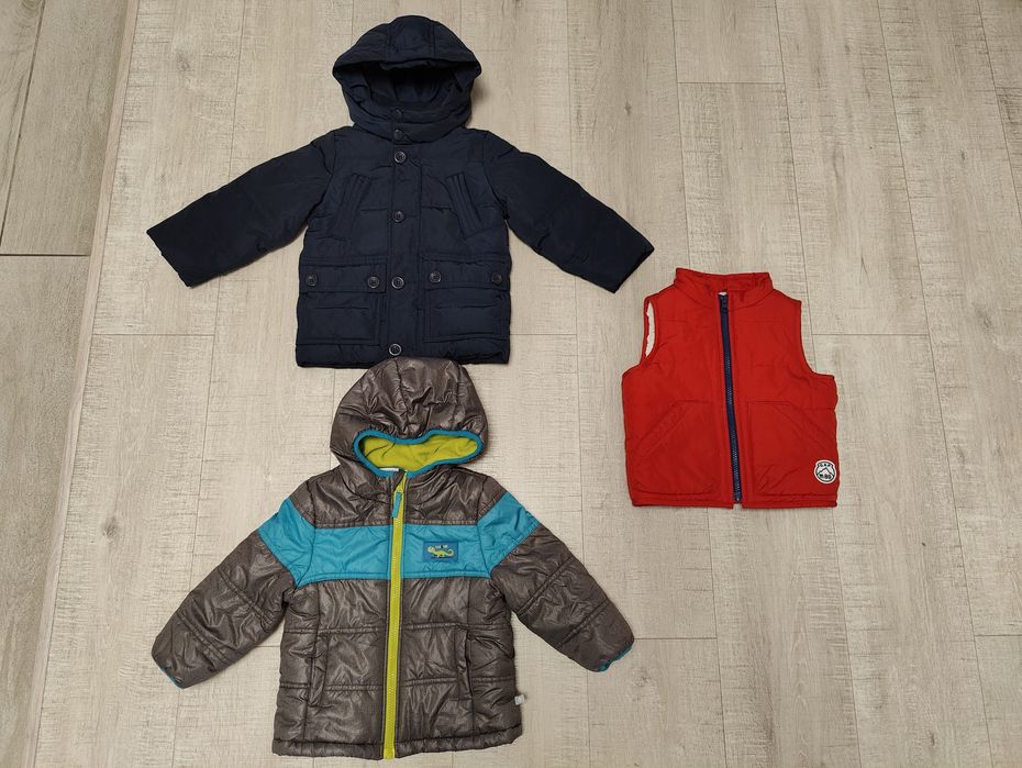 Зимова куртка пуховик, демісезонна куртка і жилетка GAP 80 см