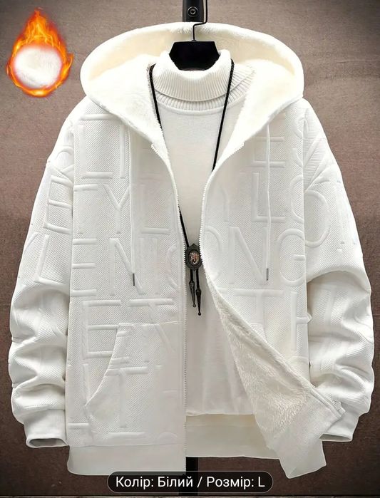 Чоловічий светр м'який штучне хутро  M - L - XL