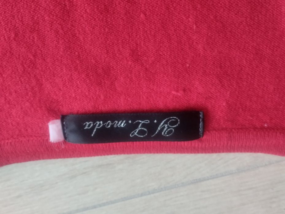 Czerwony sweter kardigan jak nowy r. 42/44