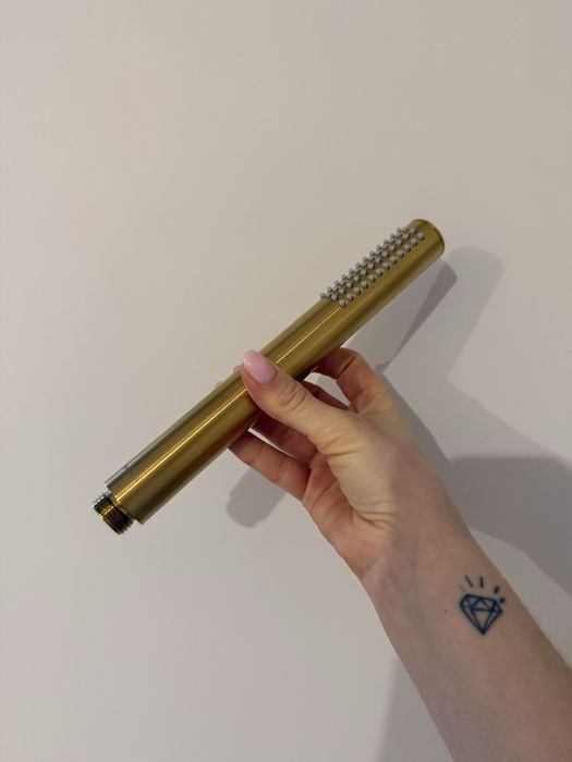 Omnires MICROPHONE Rączka prysznicowa złoty szczotkowany