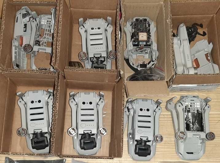 DJI mini 1, 2, 3pro ремонт запчасти корпус лучи шлейф платы лопасти ...