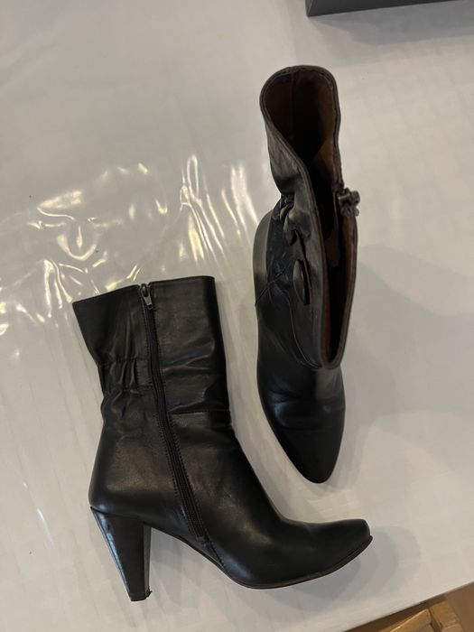 Botas senhora em pele