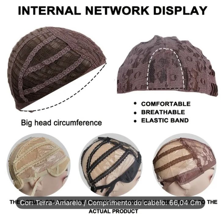 Peruca comprida loira