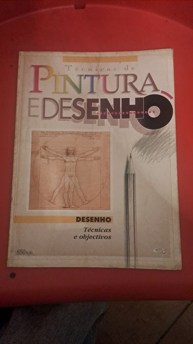 Livro "técnicas de pintura e desenho"