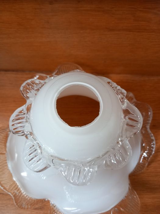 Par de abat-jours vintage em vidro