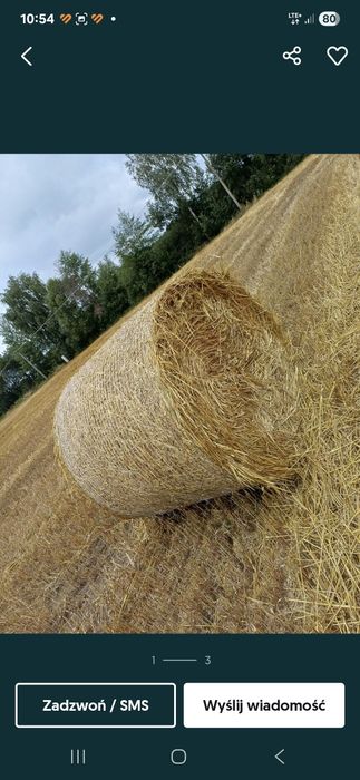 Sprzedam słomę  !!! Zbiór 2025 bez deszczu