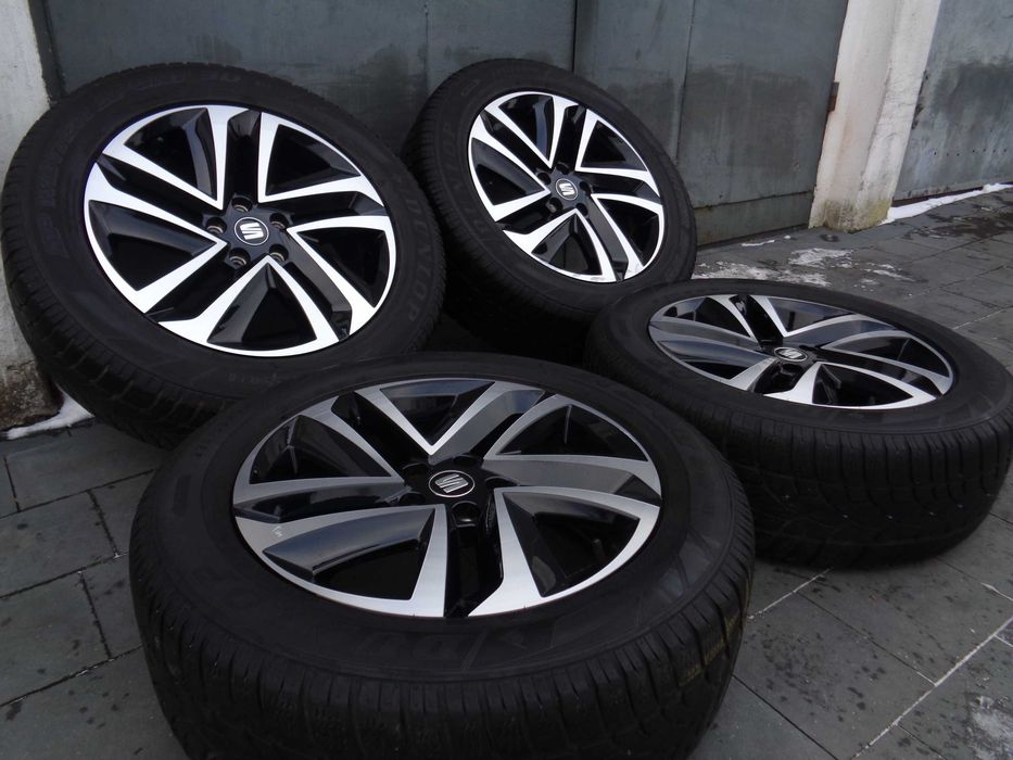 Oryginalne alufelgi 18 Seat Terraco 5x112 Tiguan, Kodiaq, opony zimowe