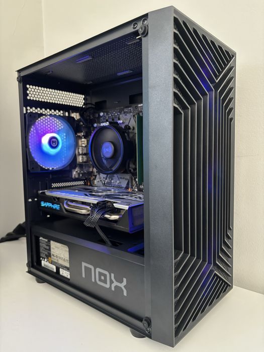 Desktop completo (Ryzen + Asus B450 +  DDR4 + RX580 + Seasonic)