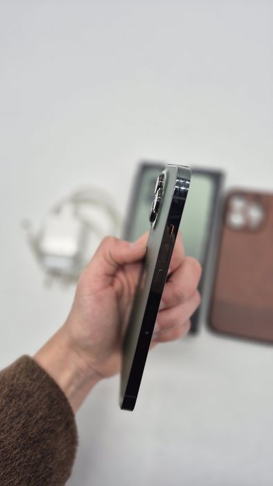 iPhone 13 Pro 128GB – Verde Alpine – Impecável | Caixa + Capas