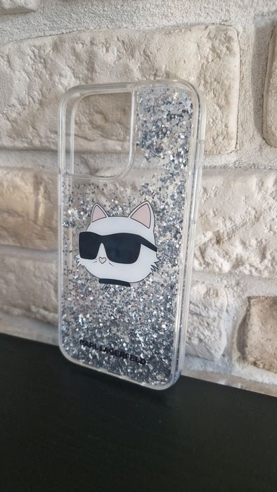 Etui Karl Lagerfeld z poruszający sie cekinami do Iphone 14 Pro Max Oryginalne