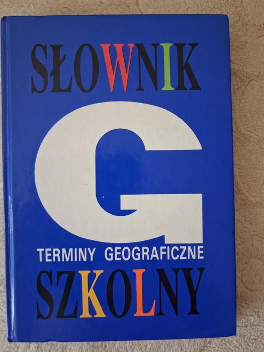 Słownik-terminy geograficzne szkolny