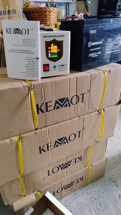 Комплект  ДБЖ безперебійного живлення інвектор чистий синусойд + акаму