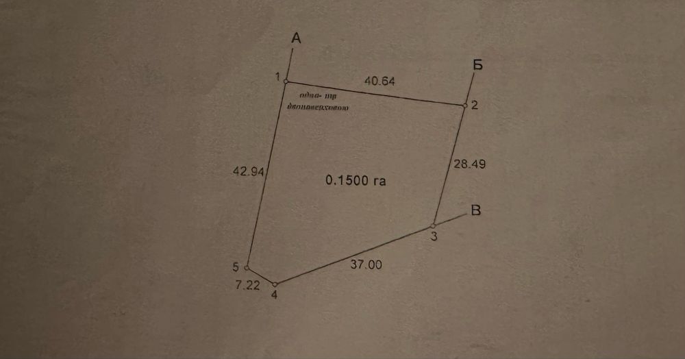 Продаж земельної ділянки 15 соток під забудову