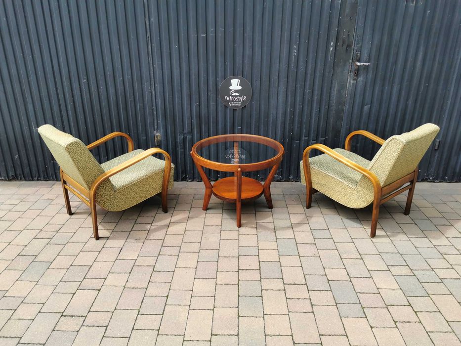 Zestaw ART DECO Kropáček & Koželka, Czechosłowacja '40-'60, Retro, PRL