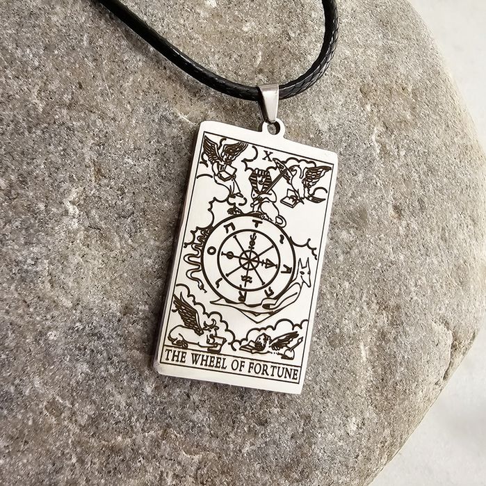 Colares "Tarot" em aço inoxidável