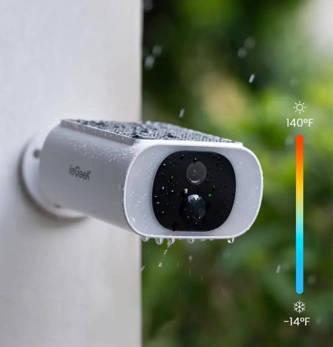 Срочно‼️Беспроводная наружная камера на солнечных батареях