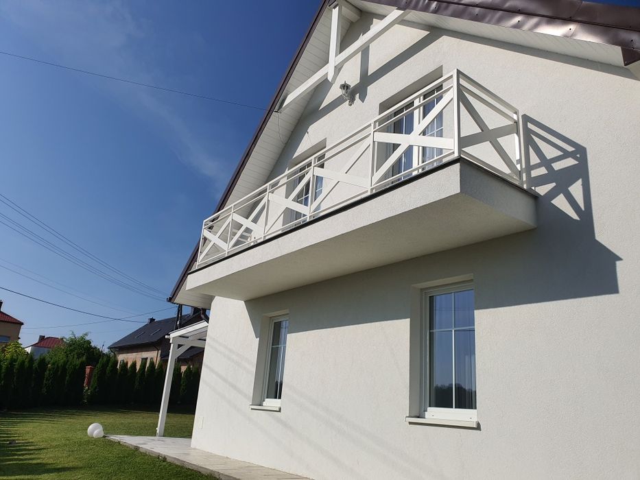 Balustrada 100x20 ocynk ogniowy malowany proszkowo