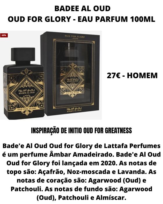 Badee Al Oud -Oud for Glory- Eau de Parfum 100ml - Homem