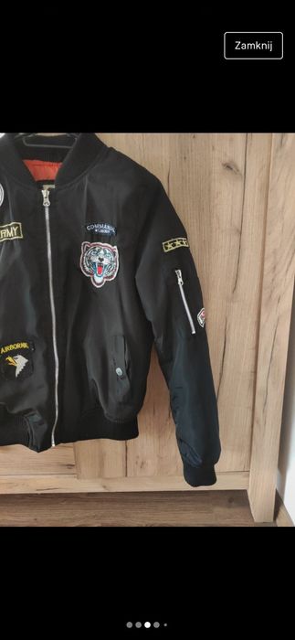 Kurtka bomberka na wiosnę/jesień