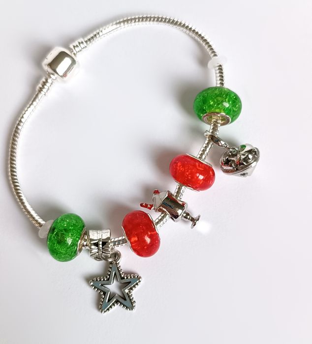 Bransoletka charms Święta Merry Christmas