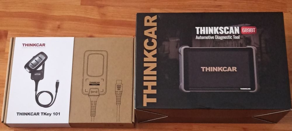 THINKSCAN 689BT+Tkey 101 Profesjonalne narzędzie diagnostyczne do samochodów CANFD DOIP