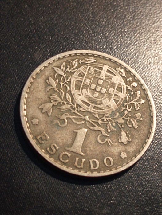 3 moedas de 1 escudo - Republica Portuguesa -Portugal 1929, 1951, 1959