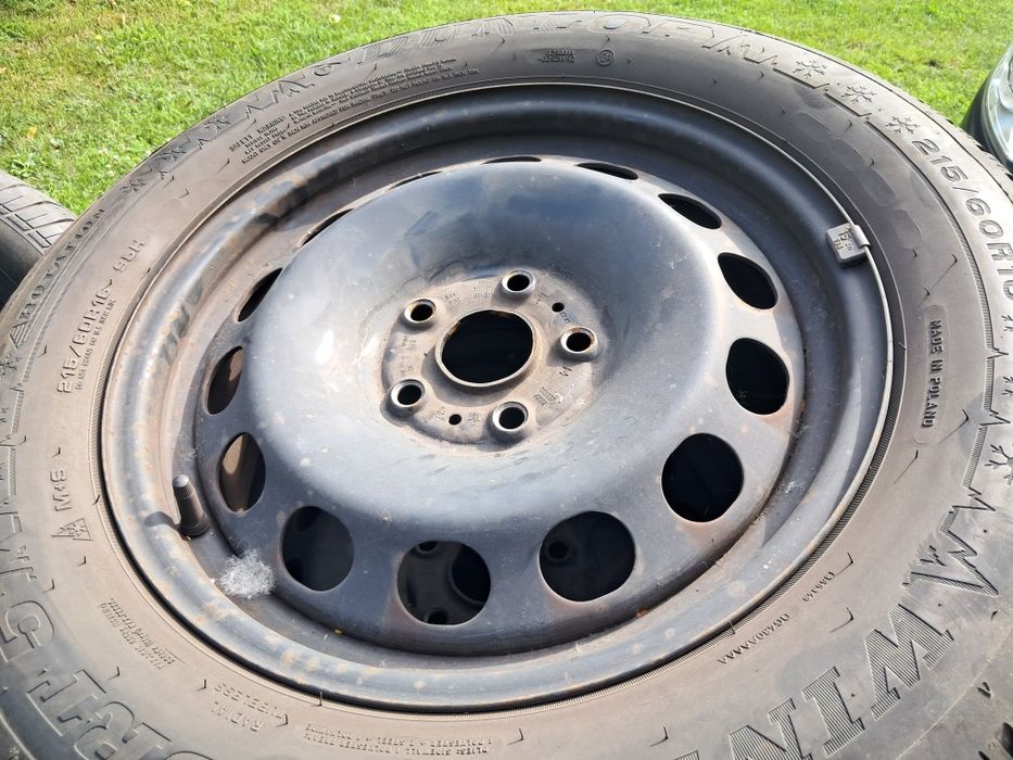 Koła skoda vw 6jx16 ET43 5x112 opony dunlop 215/60/16