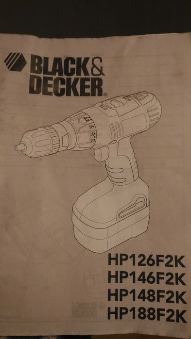 Berbequim/Aparafusador sem fio Black & Decker